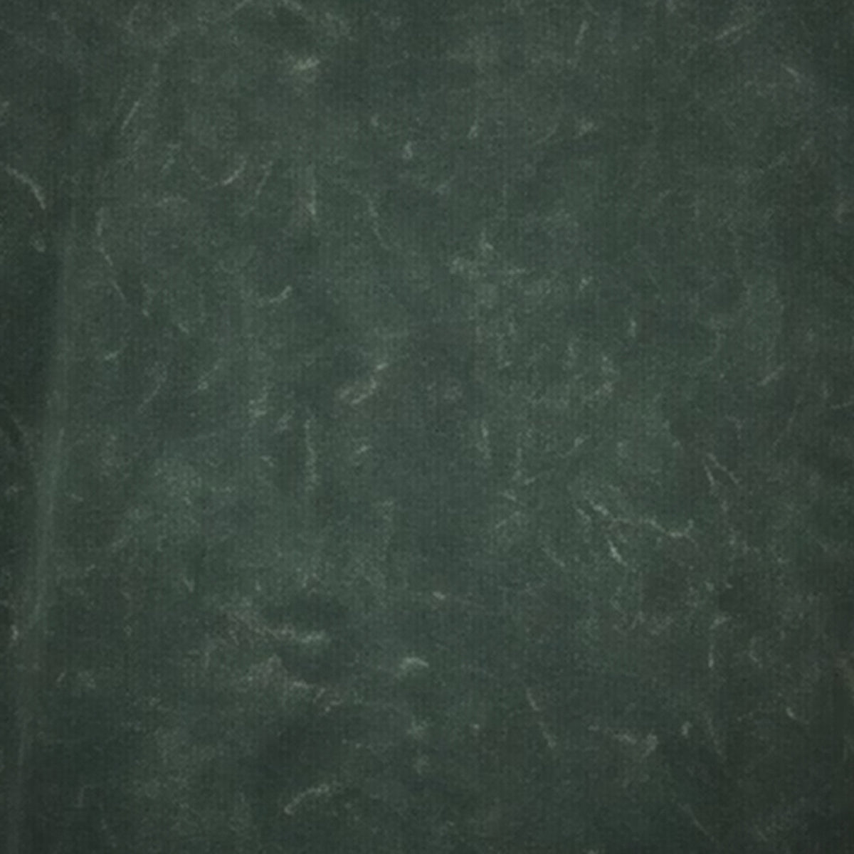 Kannada Varnamale — Big Front Print, Kannadiga Back — Forest Green Acid Wash — fabric close-up