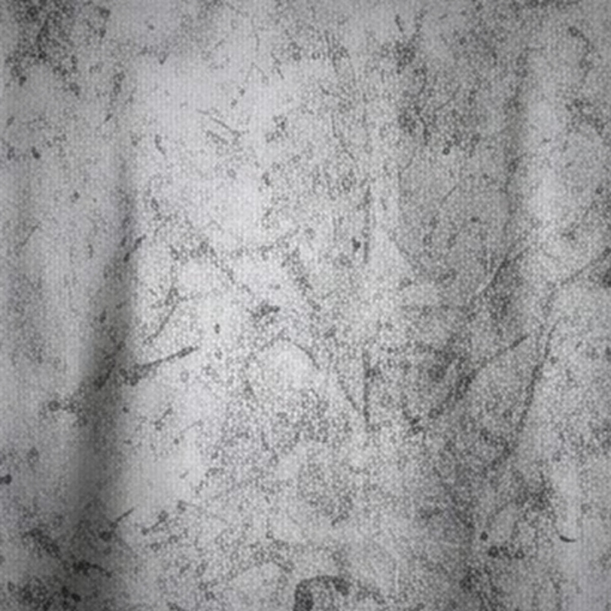 Karnataka Places Map — Front Print — Ash Grey Wash — fabric close-up