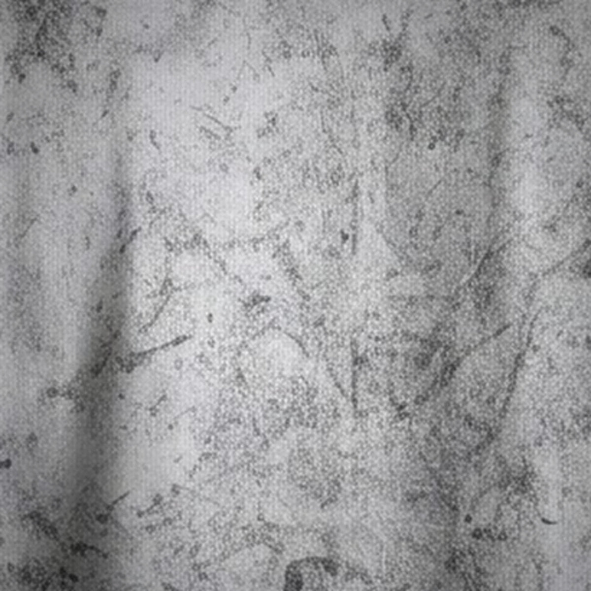 Flag Stripe + Kannadiga Wordmark — Front — Ash Grey Wash — fabric close-up