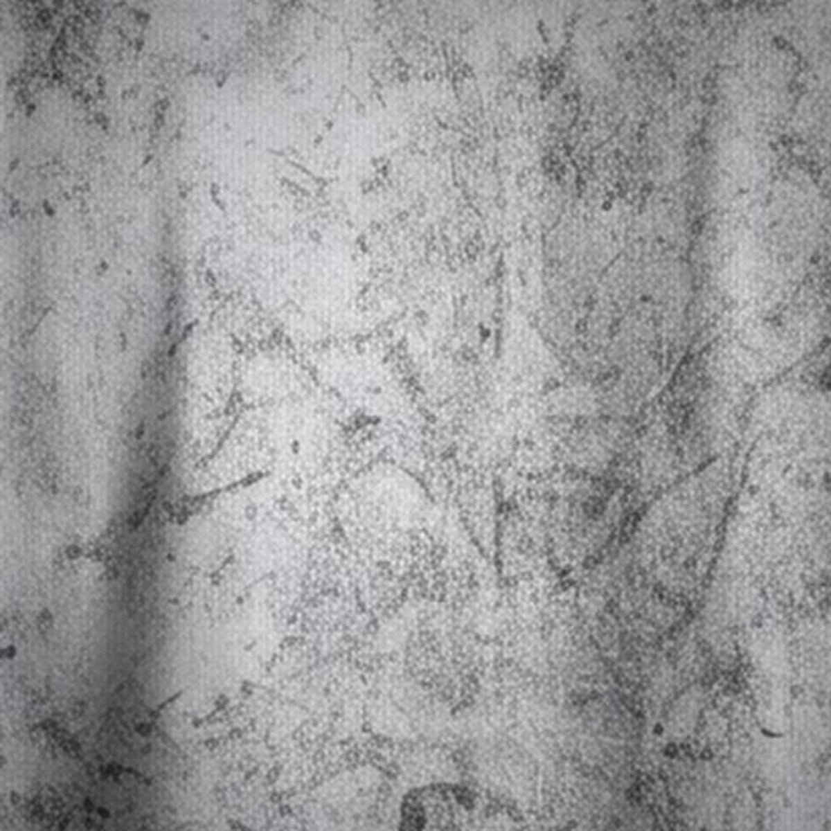 Kannadiga Wordmark in Flag Colours — Front Print — Ash Grey Wash — fabric close-up